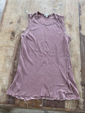 James Perse Vintage Rose Sleeveless Tank
